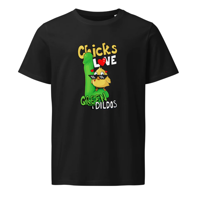 Chicks Love Green Graphic T-shirt